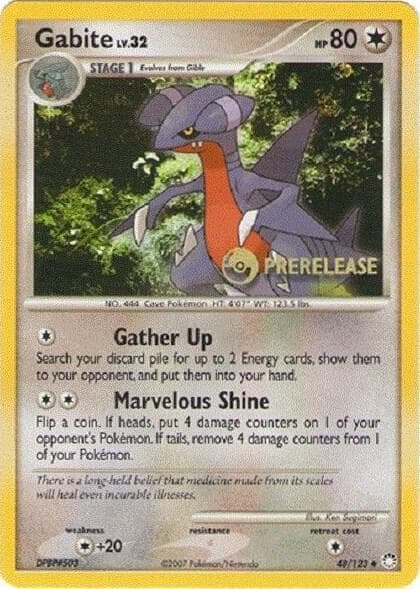 Gabite 48 124 Prerelease Stage 1