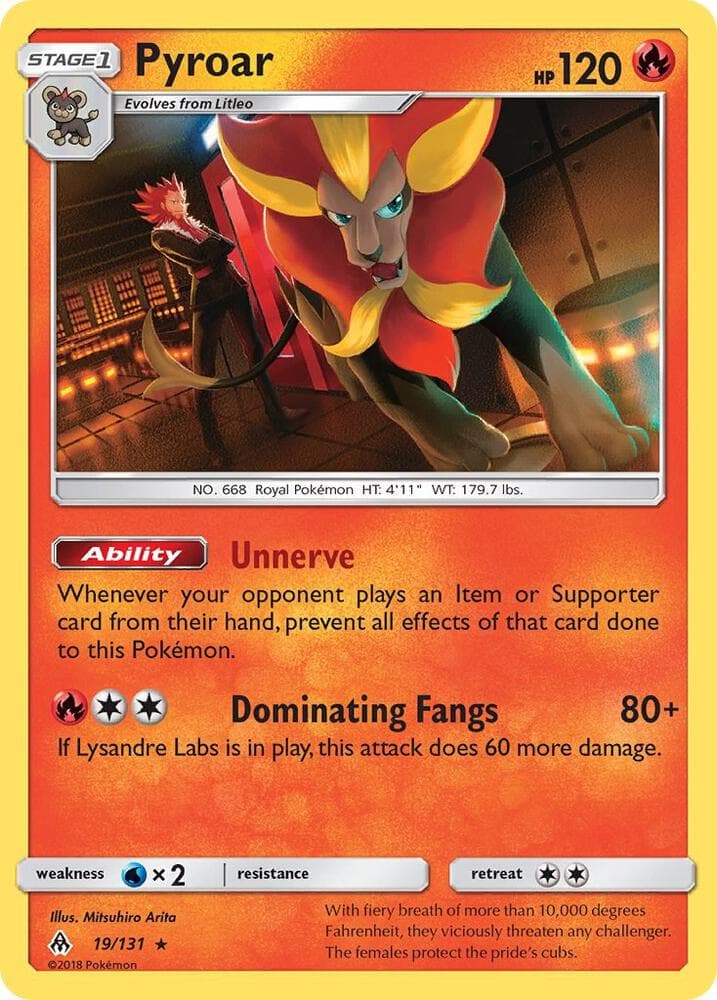 Pyroar Stage 1