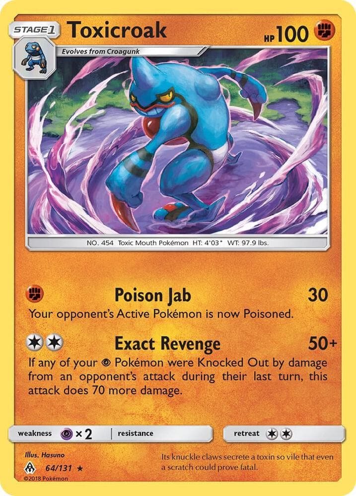 Toxicroak Stage 1