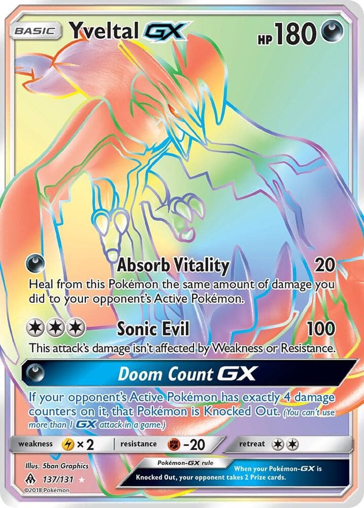 Yveltal GX Secret Stage 1