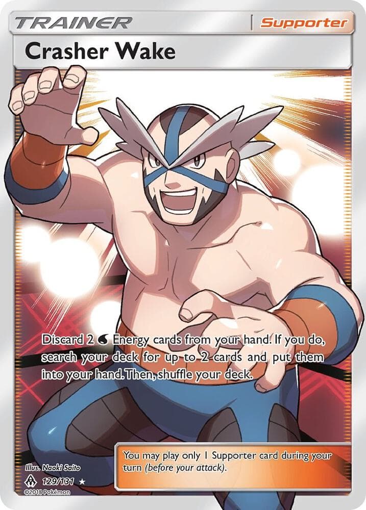 Crasher Wake Full Art Supporter