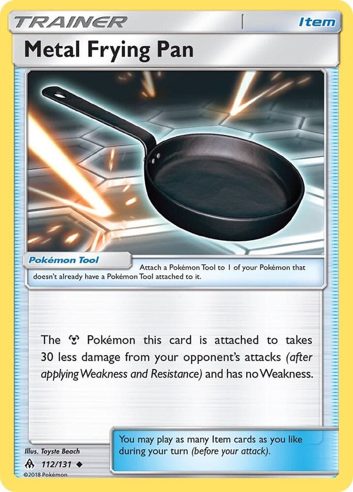 Metal Frying Pan Pokémon Tool