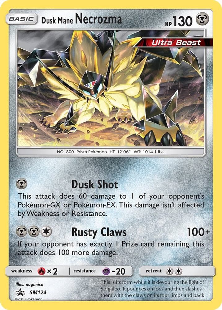 Dusk Mane Necrozma SM124 Basic