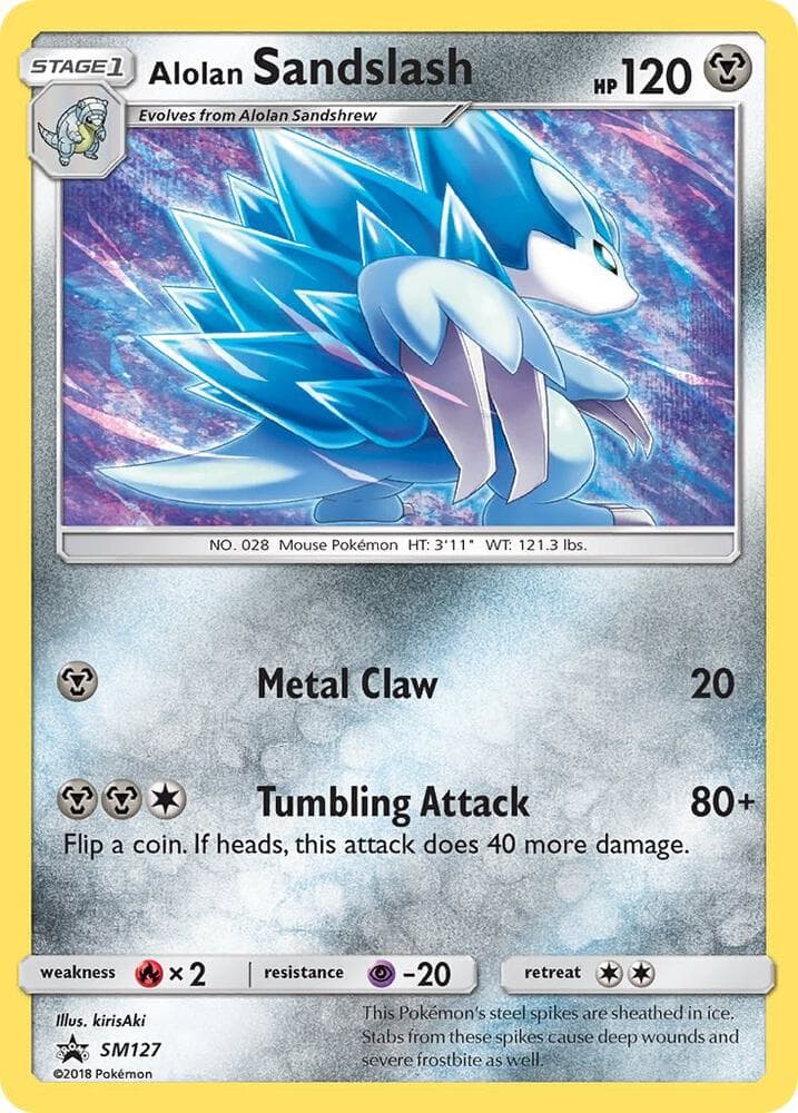 Alolan Sandslash SM127 Stage 1