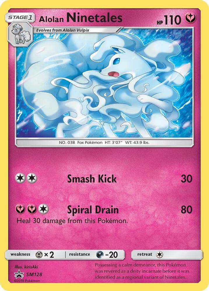 Alolan Ninetales SM128 Stage 1