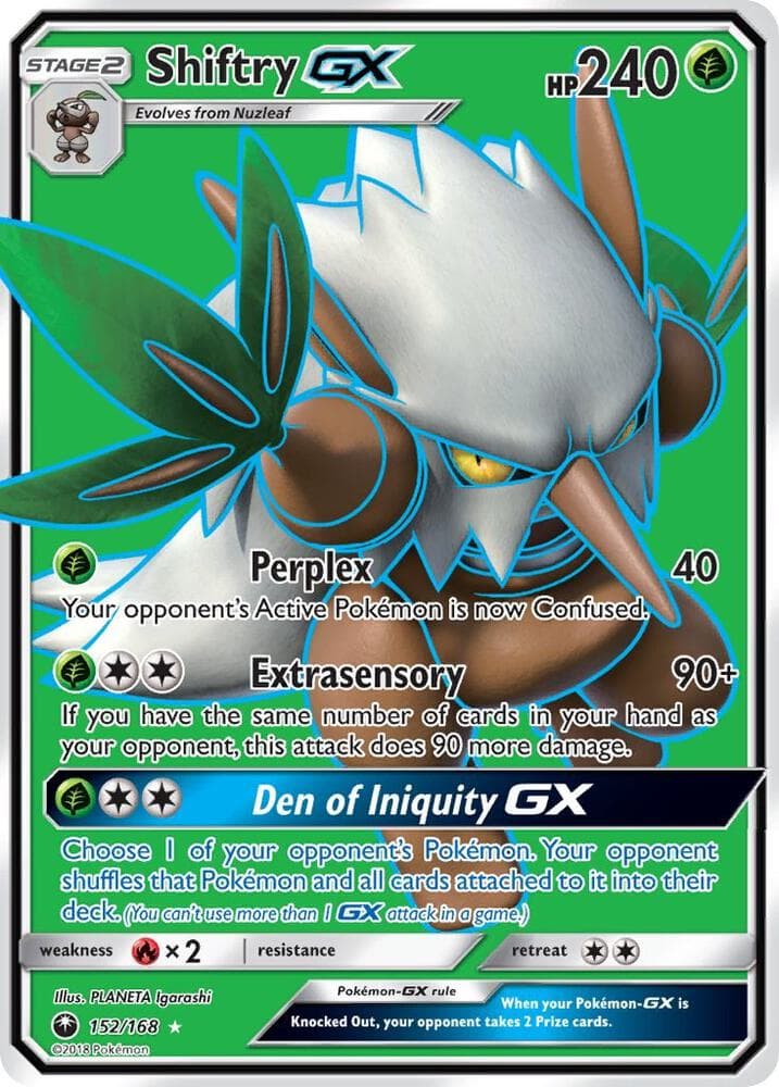 Shiftry GX Full Art Stage 2