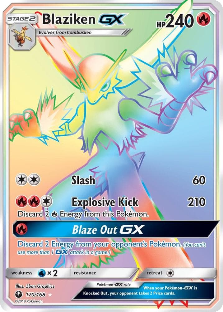 Blaziken GX Secret Stage 2
