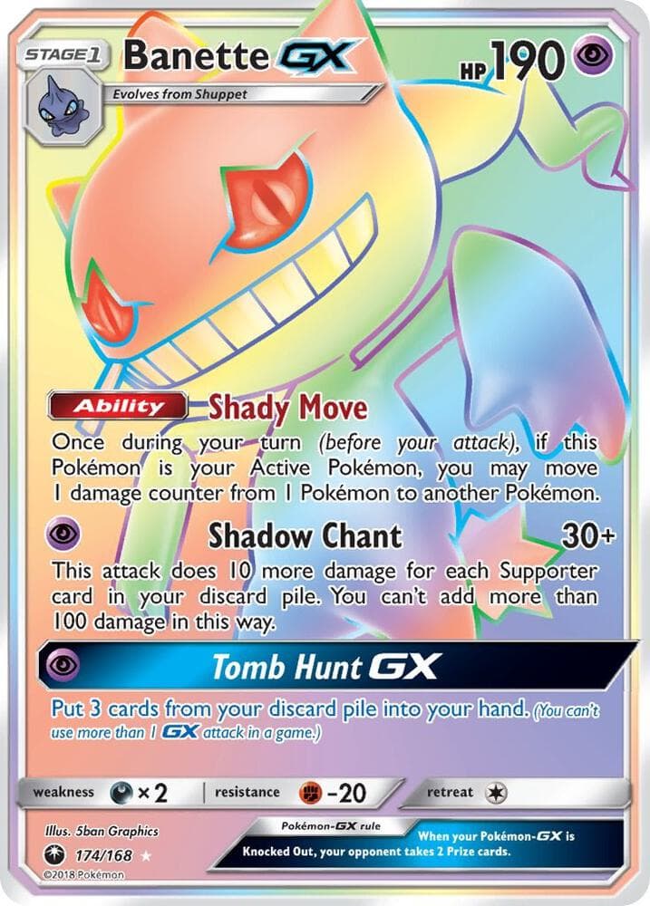 Banette GX Secret Stage 1