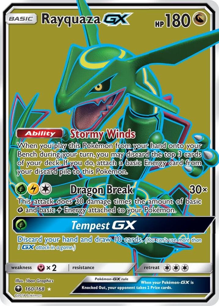 Rayquaza GX Full Art Basic