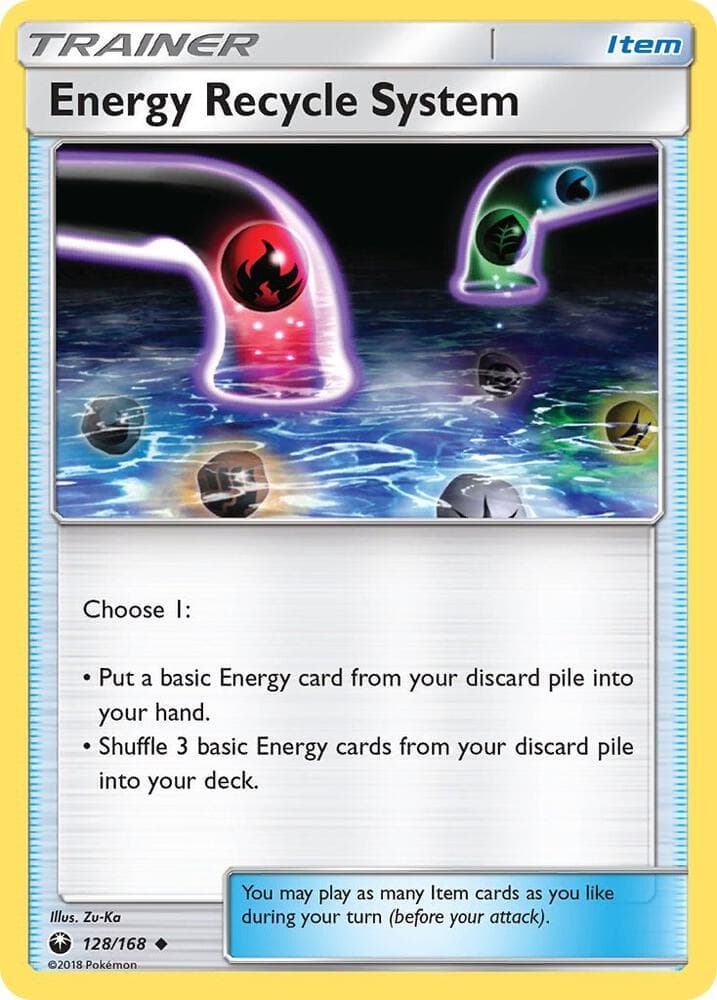 Energy Recycle System Item