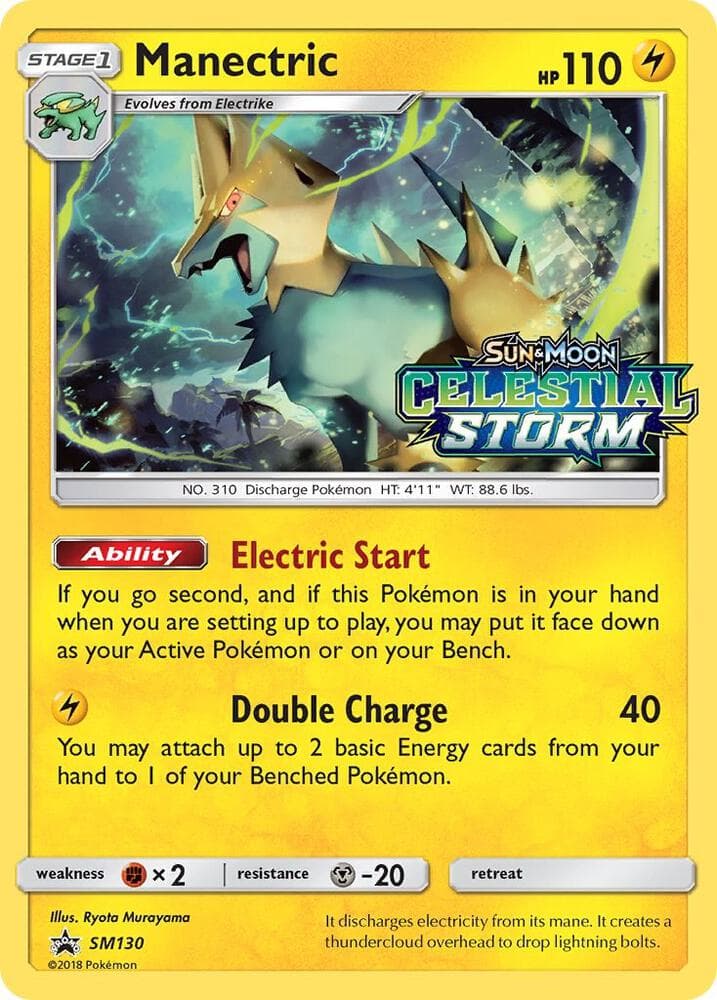 Manectric SM130 Prerelease Stage 1