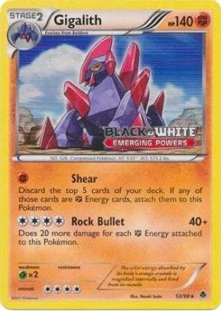 Gigalith 53 98 Prerelease Stage 2