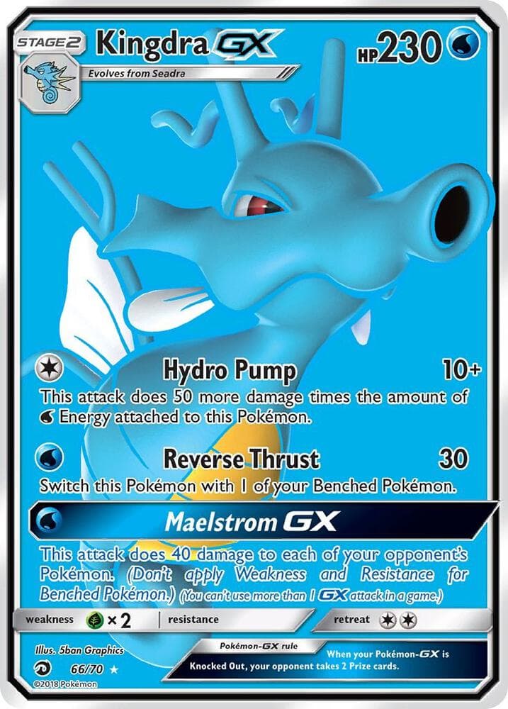 Kingdra GX Full Art Stage 2