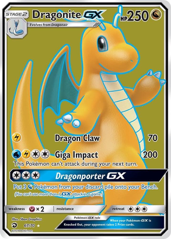 Dragonite GX Full Art Stage 2