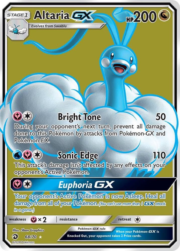 Altaria GX Full Art Stage 1