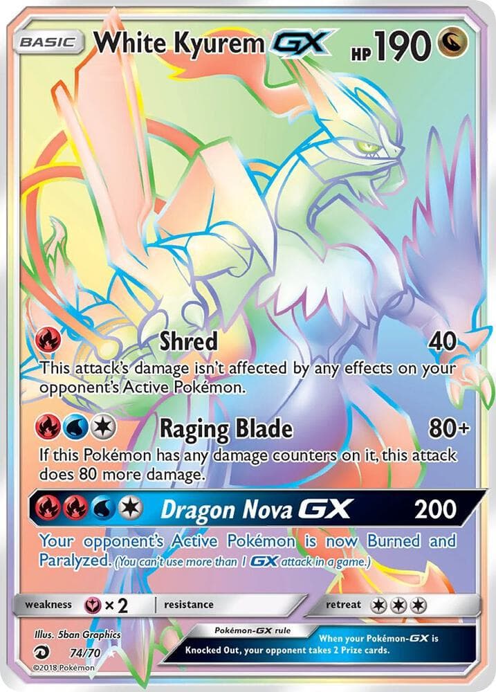 White Kyurem GX Secret Basic