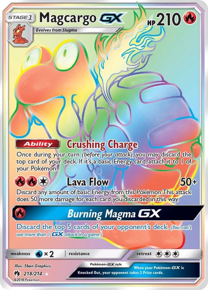 Magcargo GX Secret Stage 1