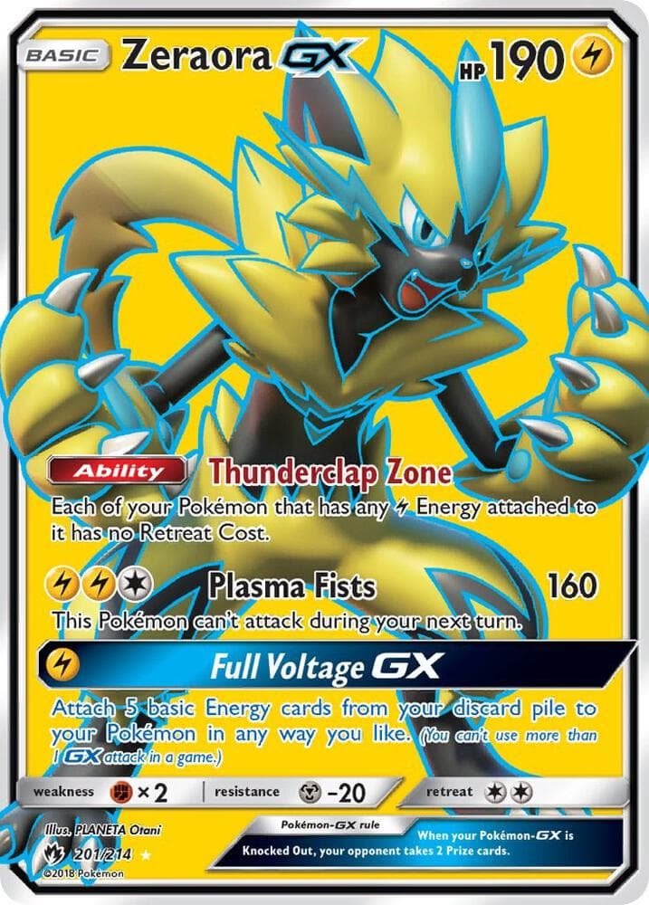 Zeraora GX Full Art Basic