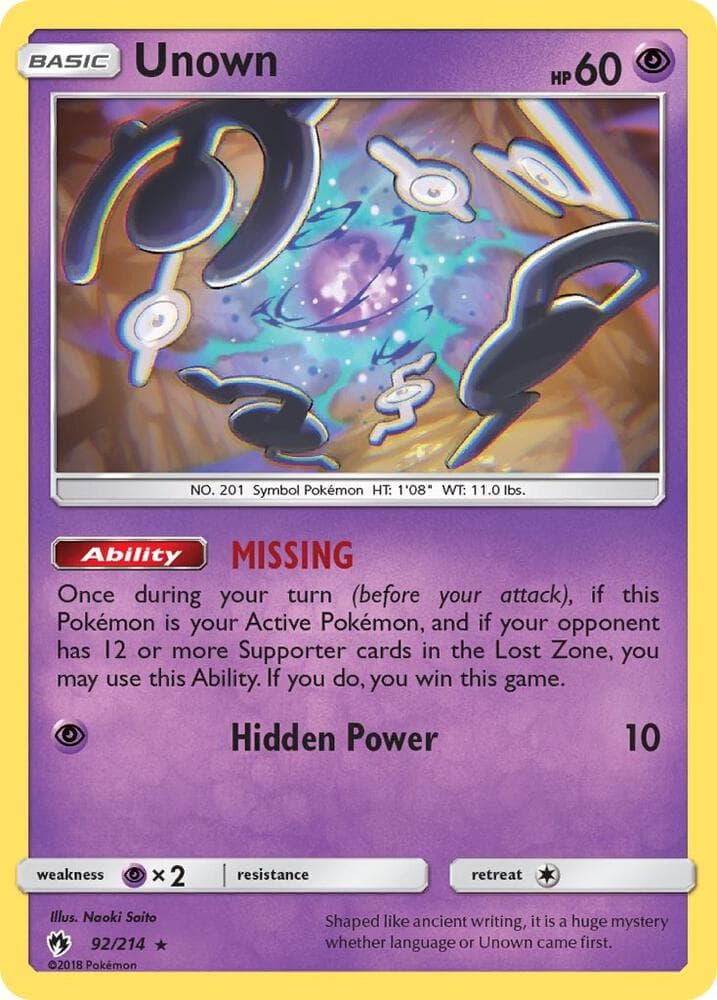 Unown 92 Basic