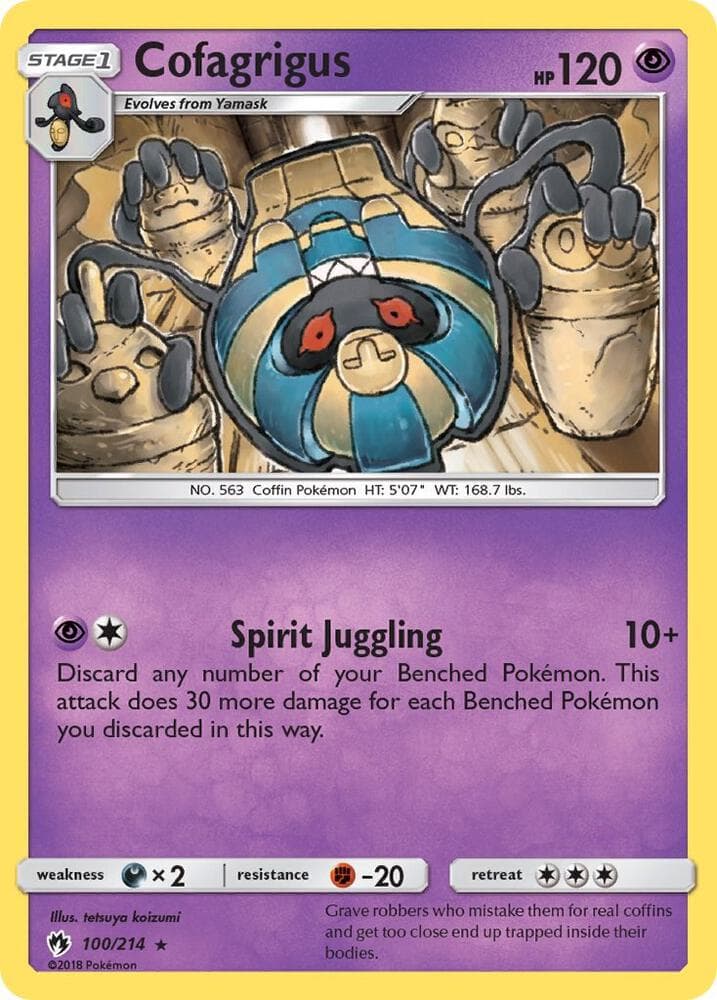 Cofagrigus Stage 1