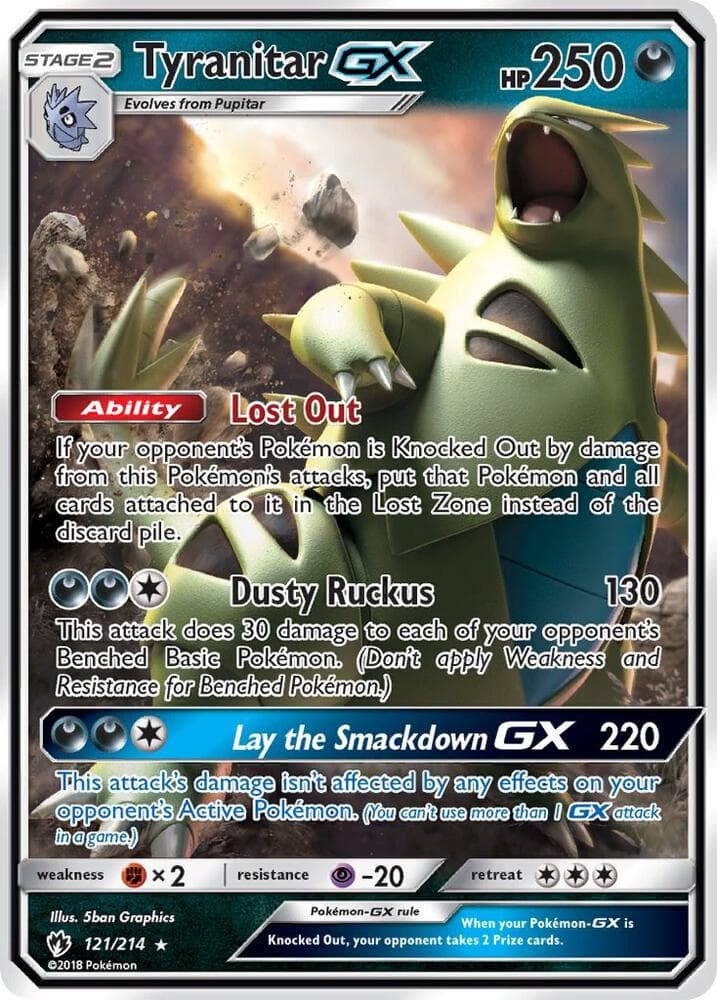 Tyranitar GX Stage 2