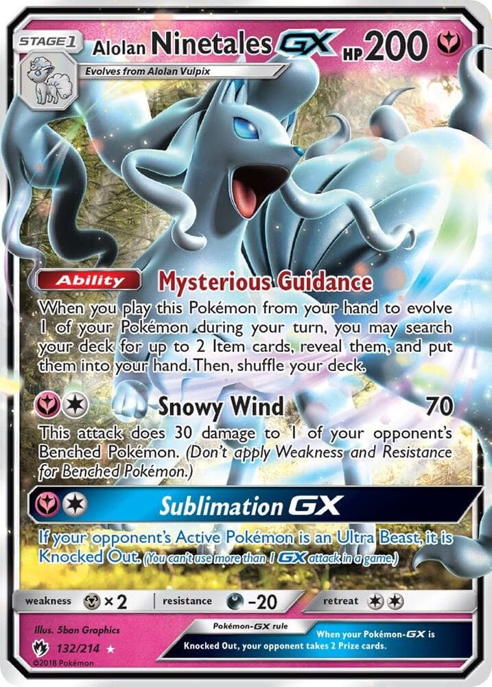 Alolan Ninetales GX Stage 1