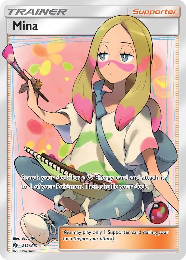 Mina Full Art Supporter