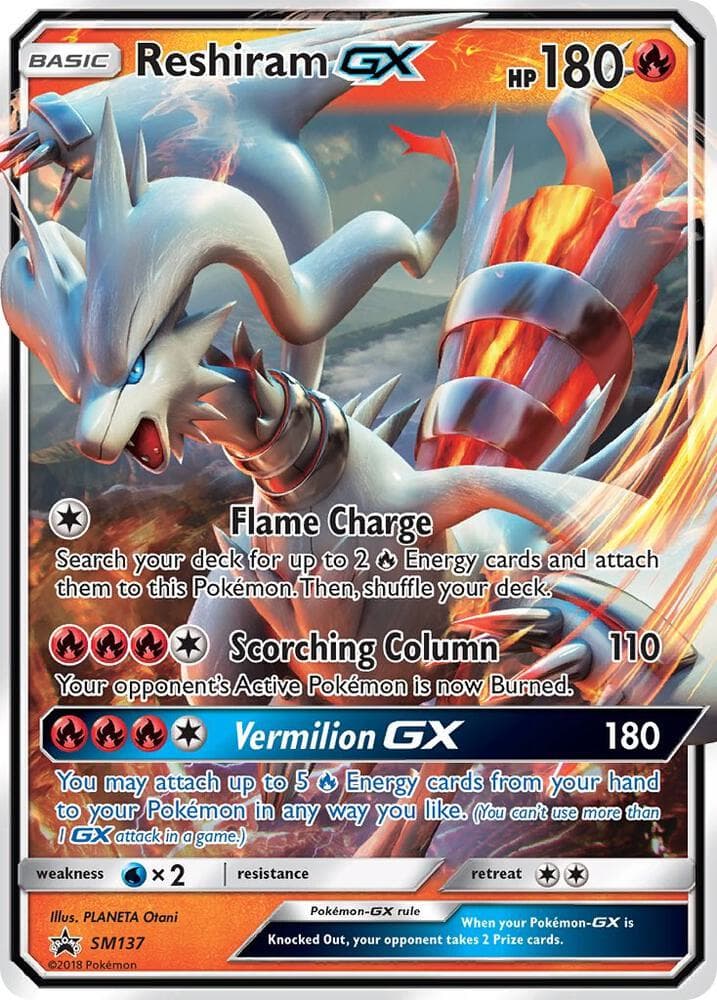Reshiram GX SM137 Basic