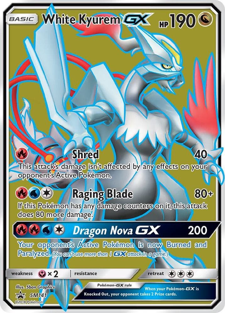 White Kyurem GX SM141 Basic