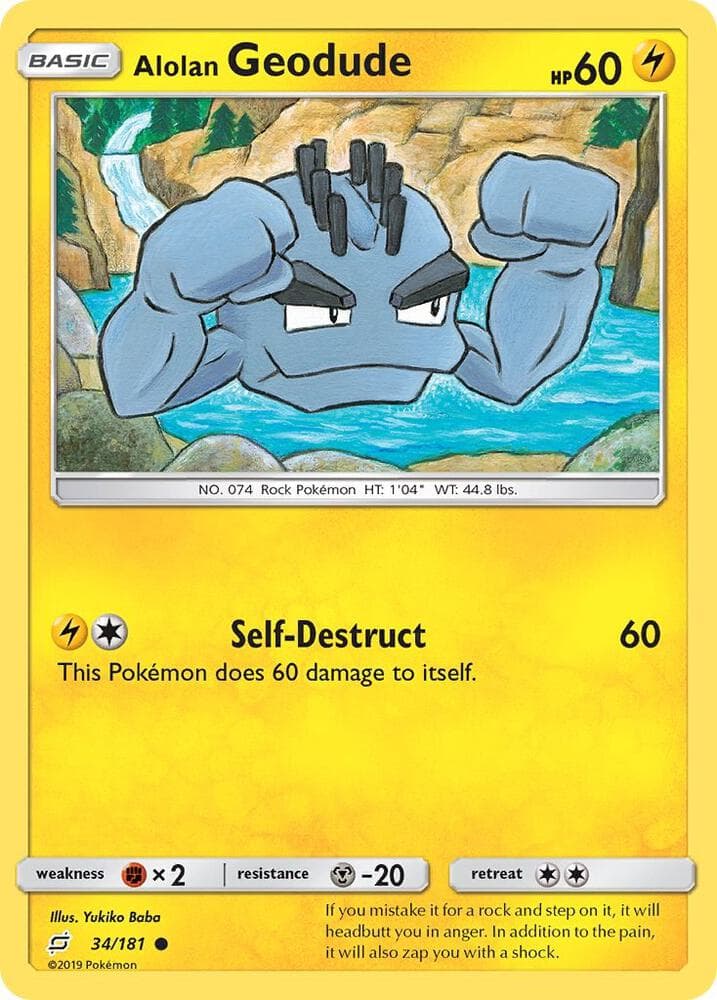 Alolan Geodude 34 Basic