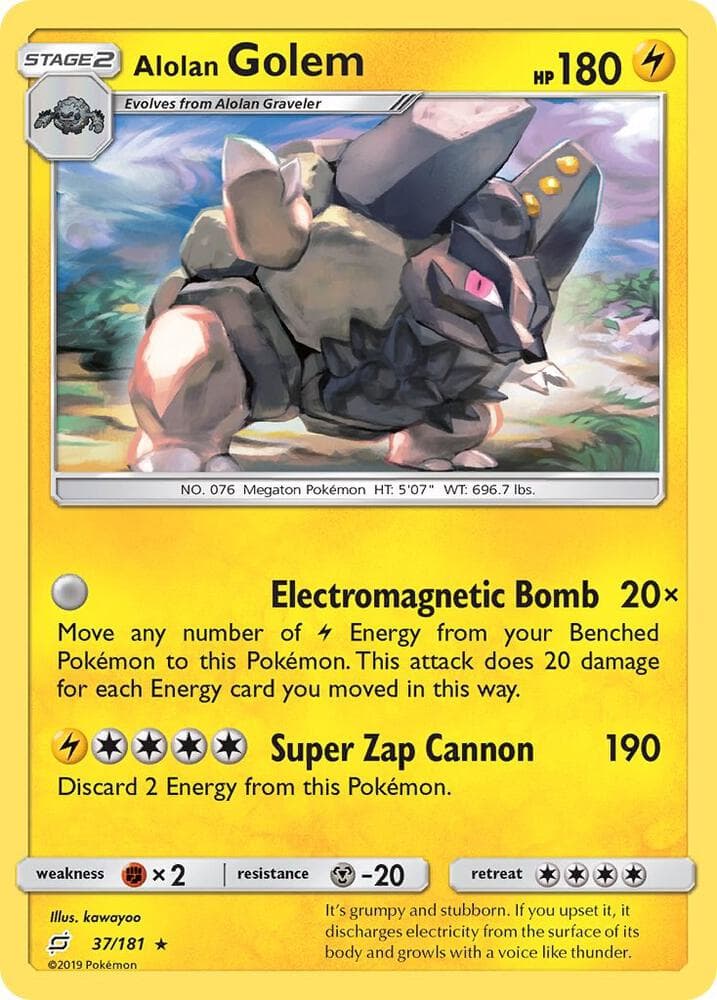 Alolan Golem Stage 2