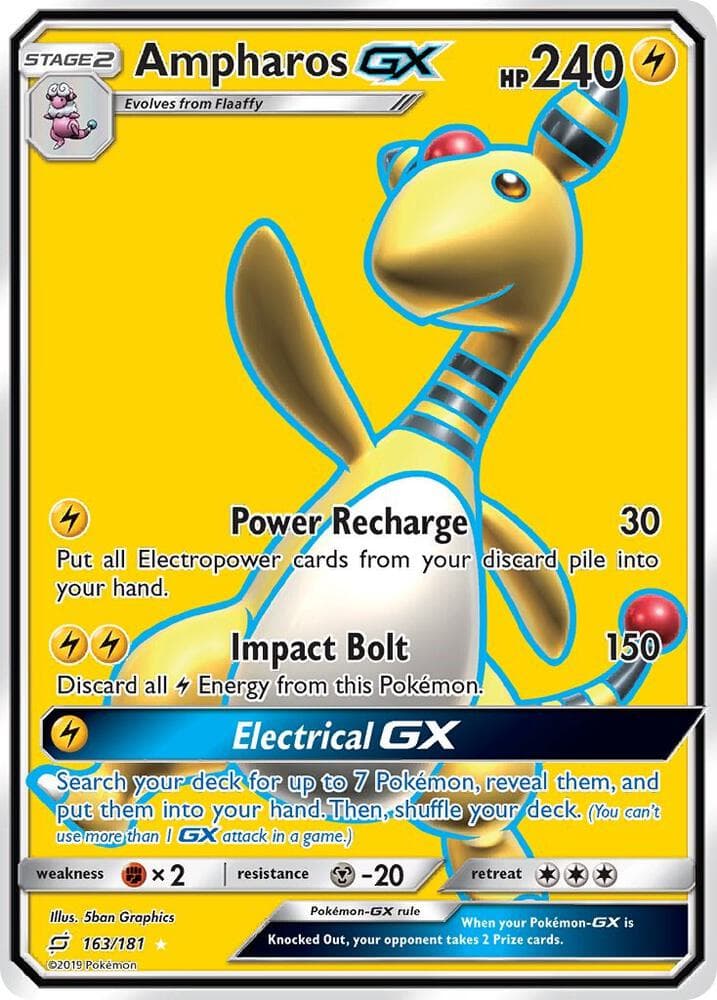 Ampharos GX Full Art Stage 2