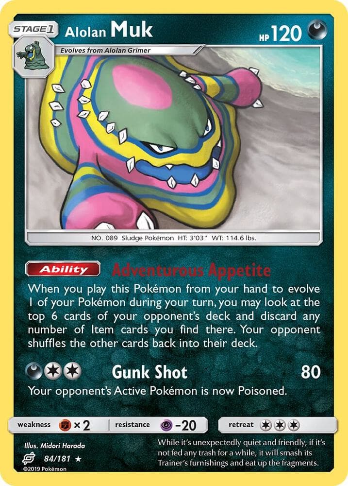 Alolan Muk Stage 1