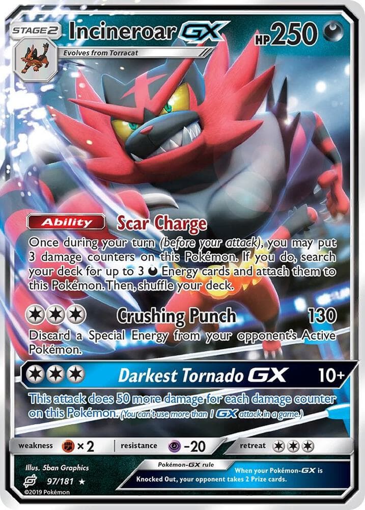 Incineroar GX Basic