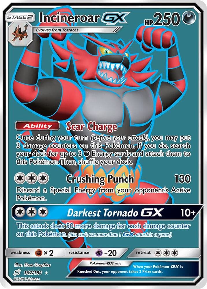 Incineroar GX Full Art Basic