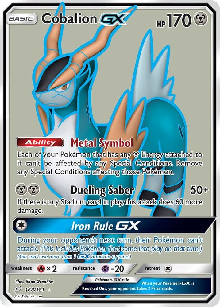 Cobalion GX Full Art Basic