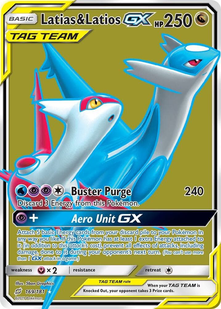 Latias and Latios GX Full Art Basic