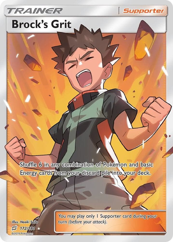Brocks Grit Full Art Supporter