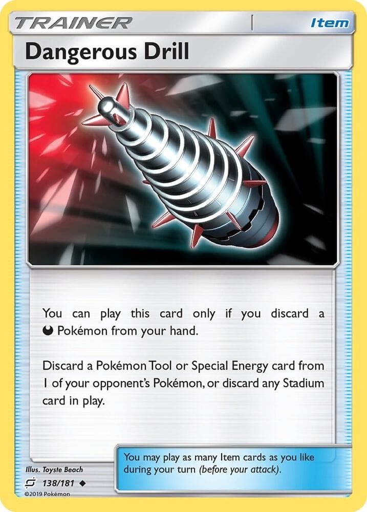 Dangerous Drill Item