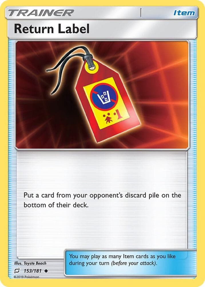 Return Label Item