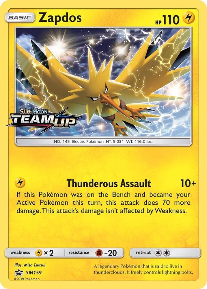 Zapdos SM159 Prerelease Basic