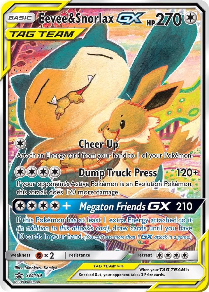 Eevee and Snorlax GX SM169 Basic