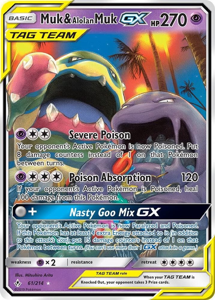 Muk and Alolan Muk GX Basic