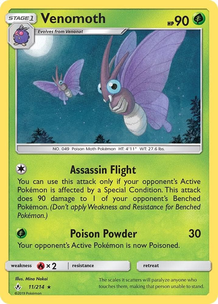 Venomoth Stage 1