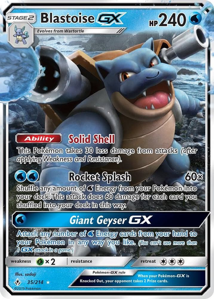 Blastoise GX Stage 2