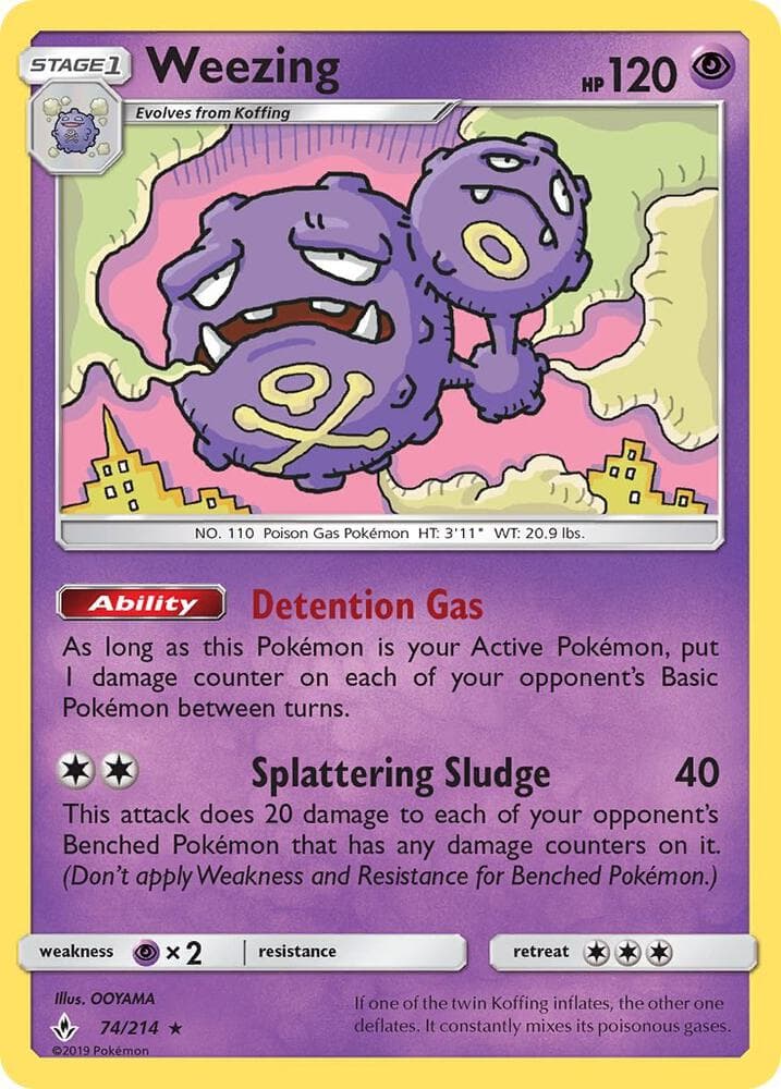 Weezing Stage 1