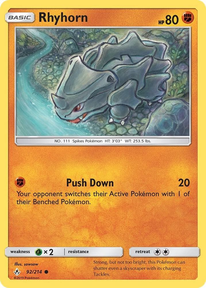 Rhyhorn 92 Basic