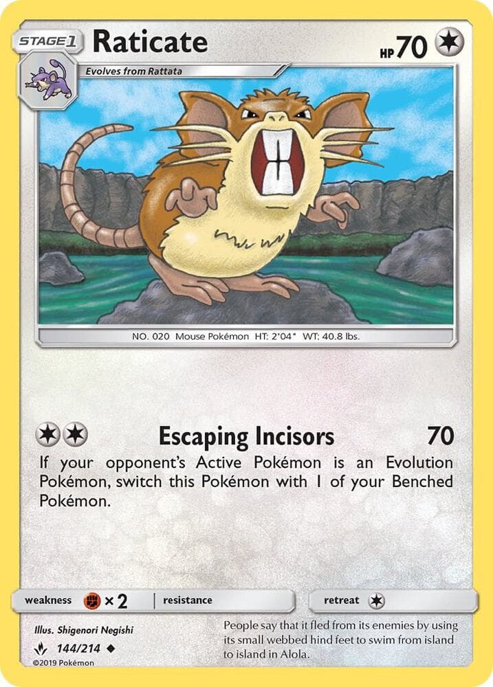 Raticate Stage 1