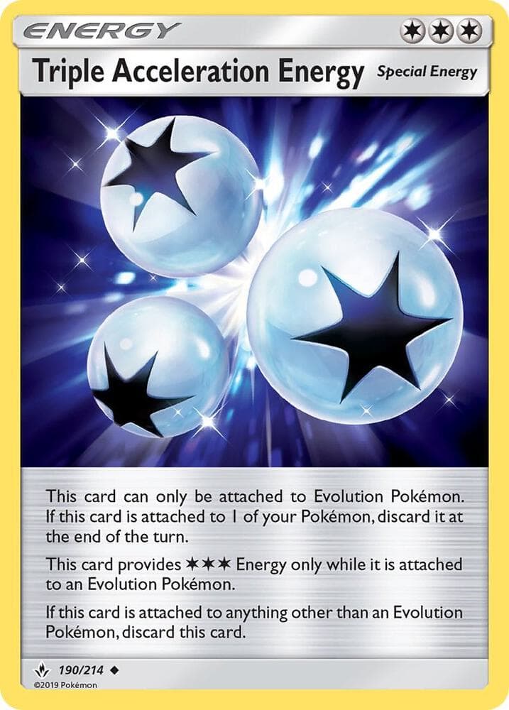 Triple Acceleration Energy Special