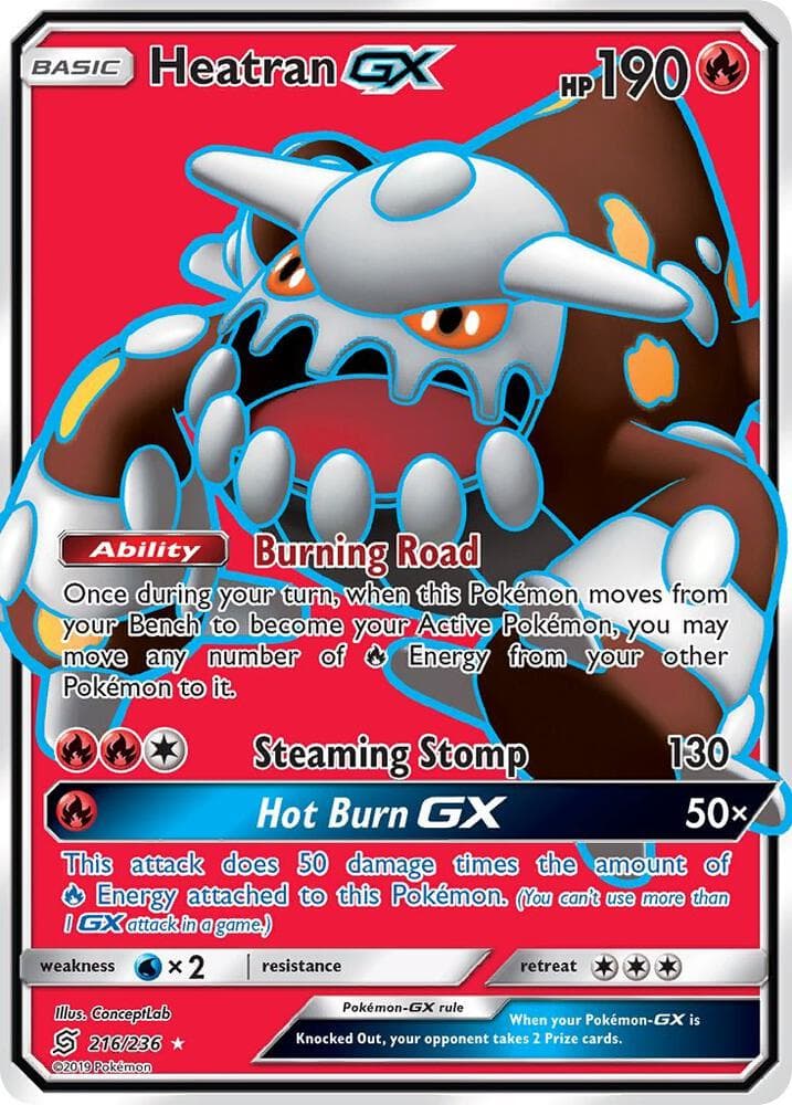 Heatran GX Full Art Basic
